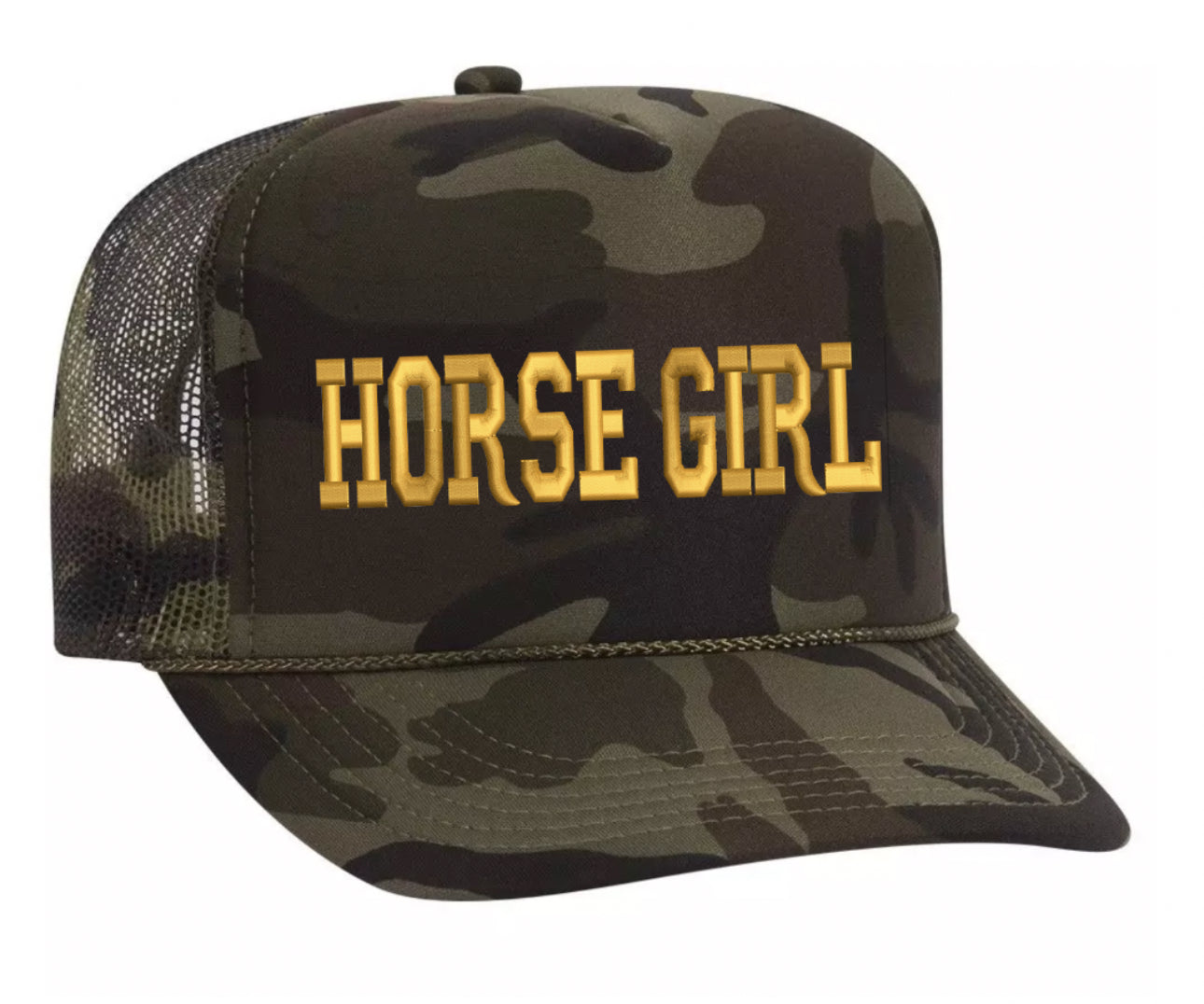 Horse Girl Camo Hat
