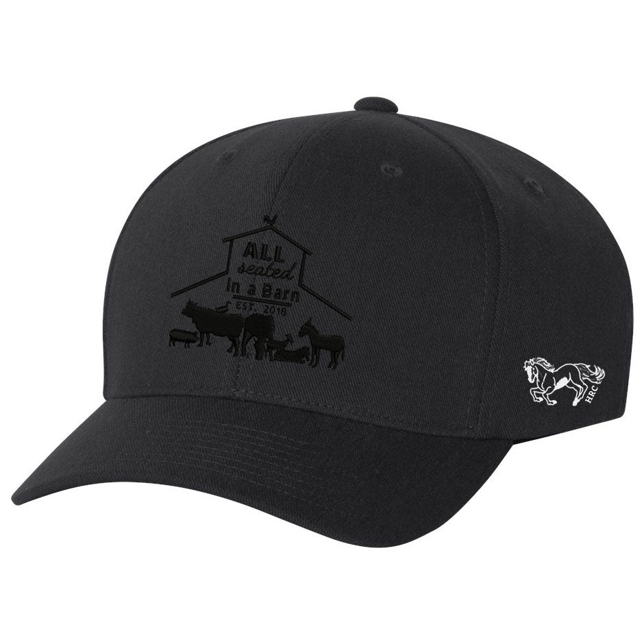 The Black ASIAB HRC Hat – All seated in barn