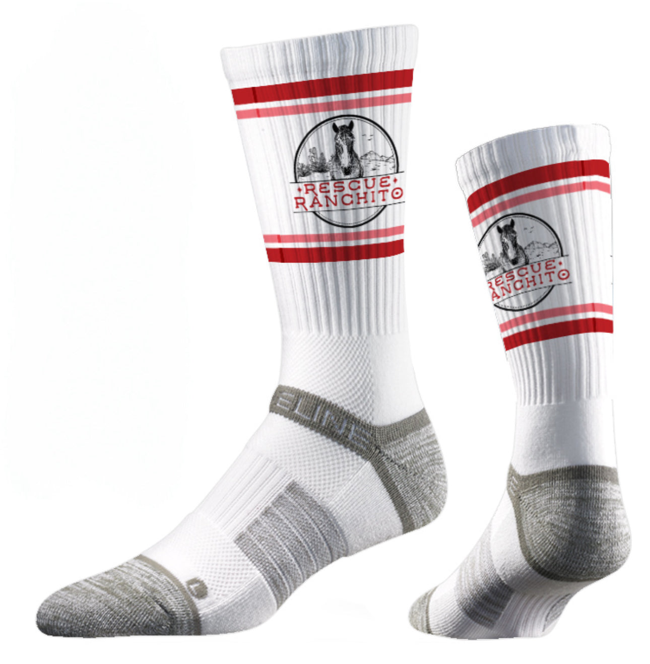 YBS Rescue Partner : Rescue Ranchito Logo Sock