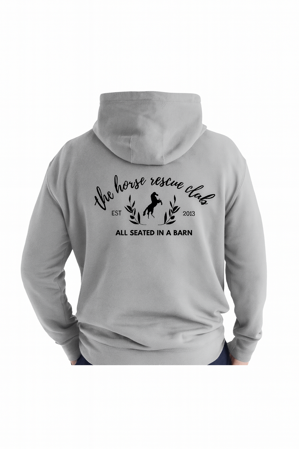 The Horse Rescue Club Hooded Sweatshirt: 2 Colors