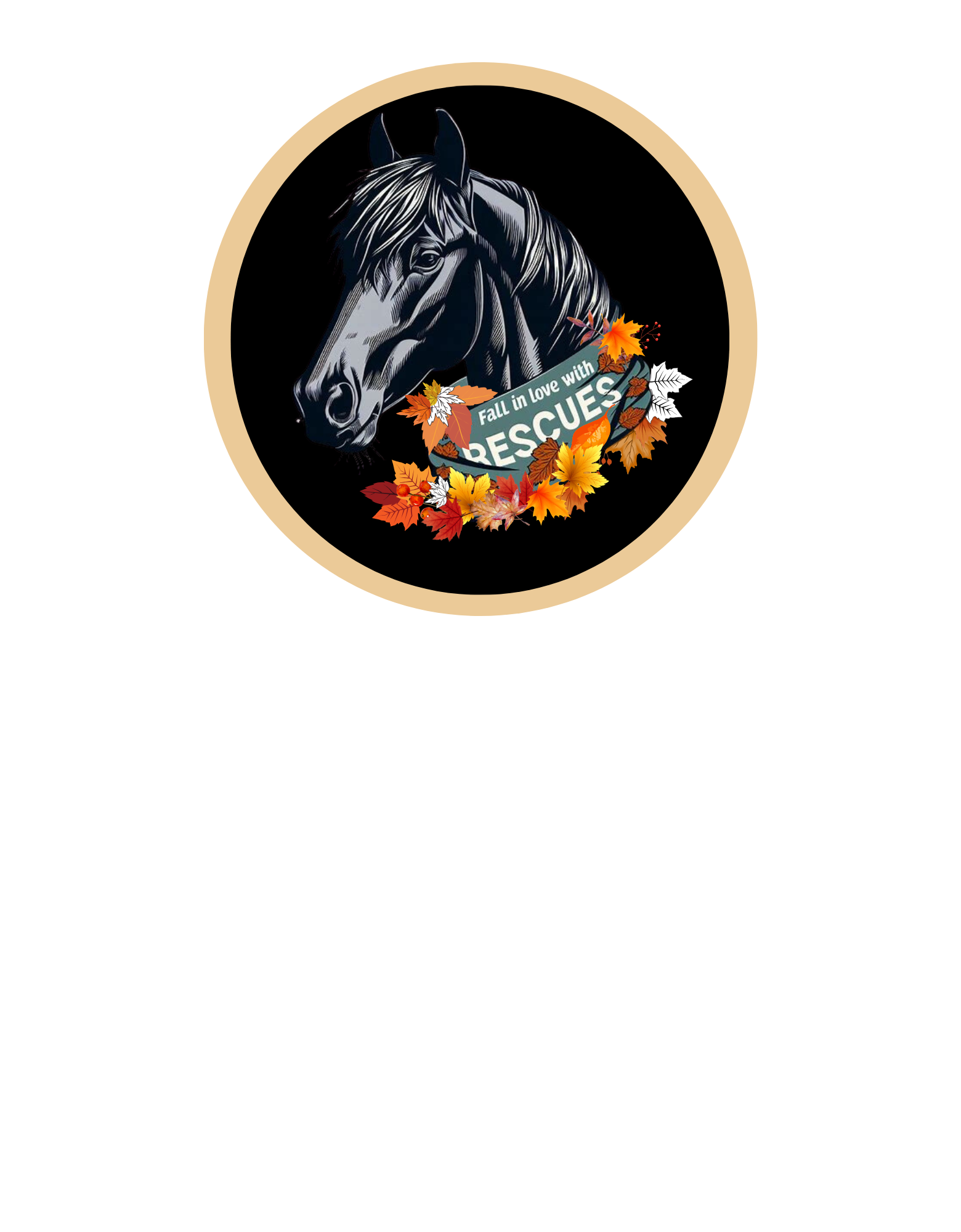 Fall in Love with Rescues Sticker  image 1