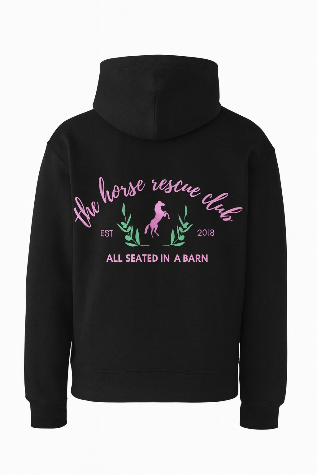 The Horse Rescue Club Hooded Sweatshirt: 2 Colors