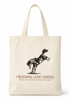The Lincoln Tote — I Bucking Love Horses