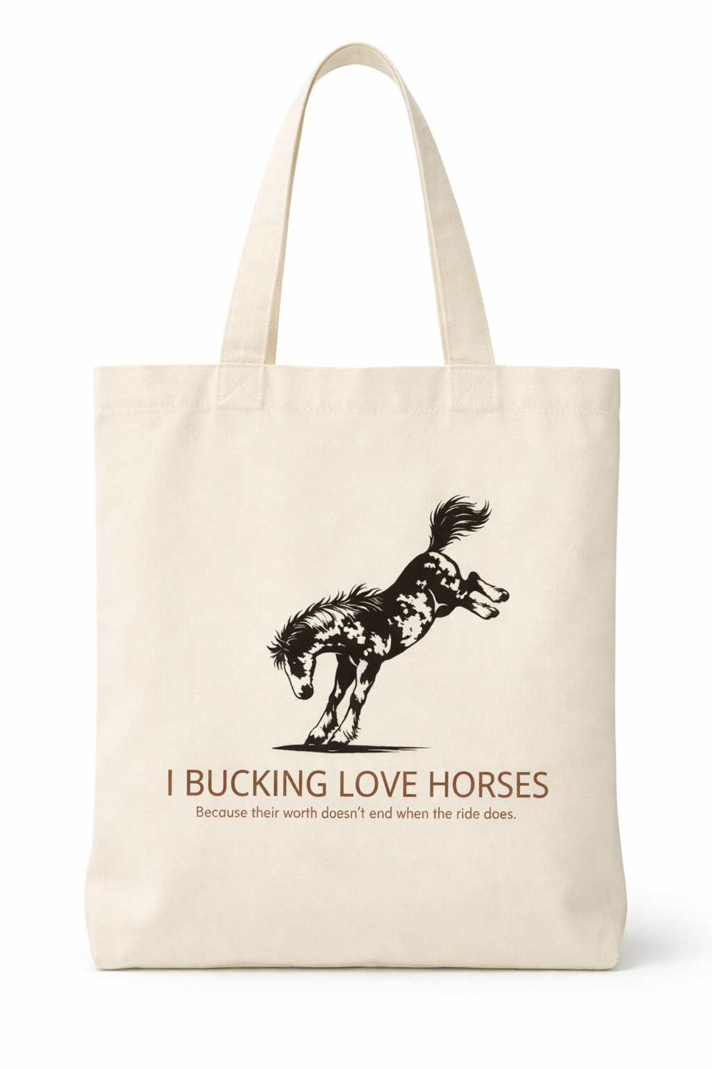 The Lincoln Tote — I Bucking Love Horses