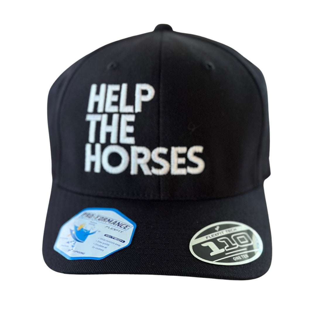 Help the Horses : Black Flexfit Hat image 0