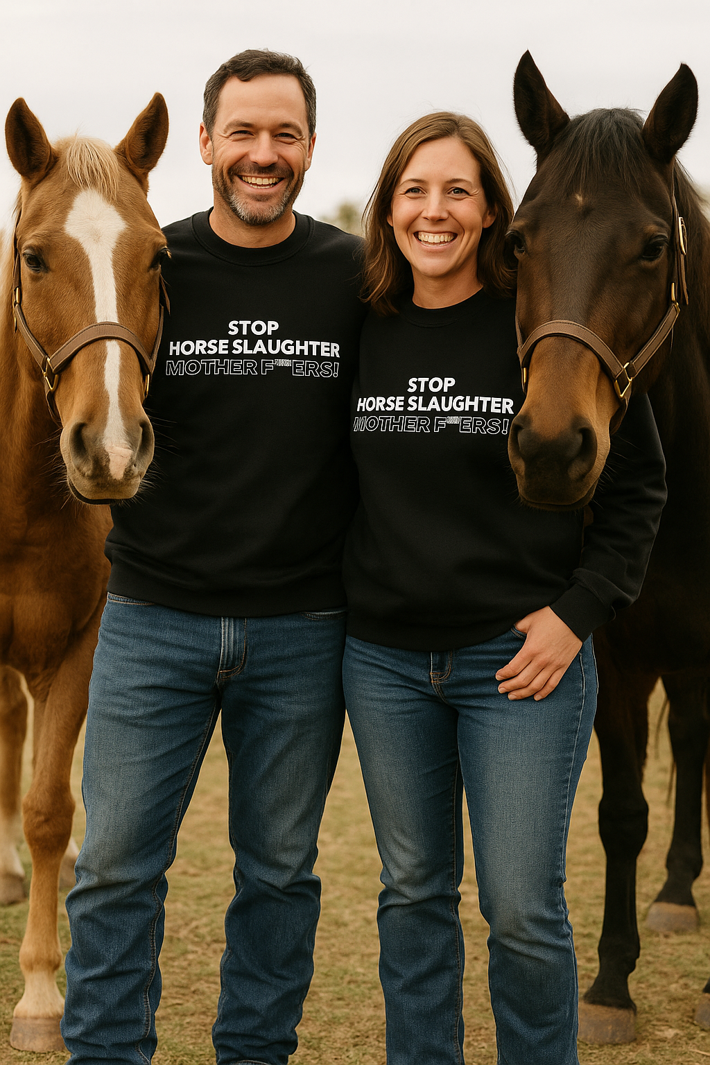 Stop Horse Slaughter Mother Fu***rs Sweatshirt