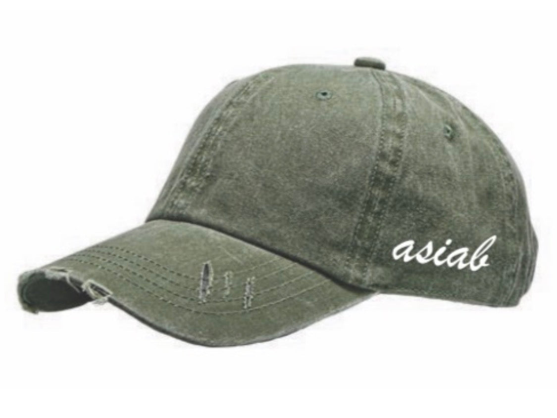 The Rescue Drop — The Distressed Olive Dad Hat - SOLD OUT