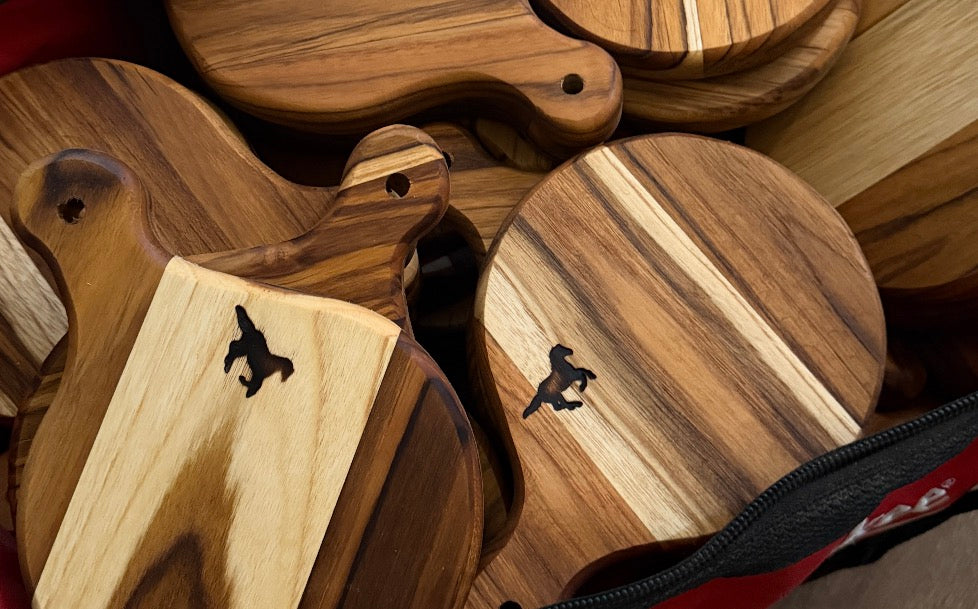 THE Mini Hand-Carved Cutting Board — The Donkey Edition