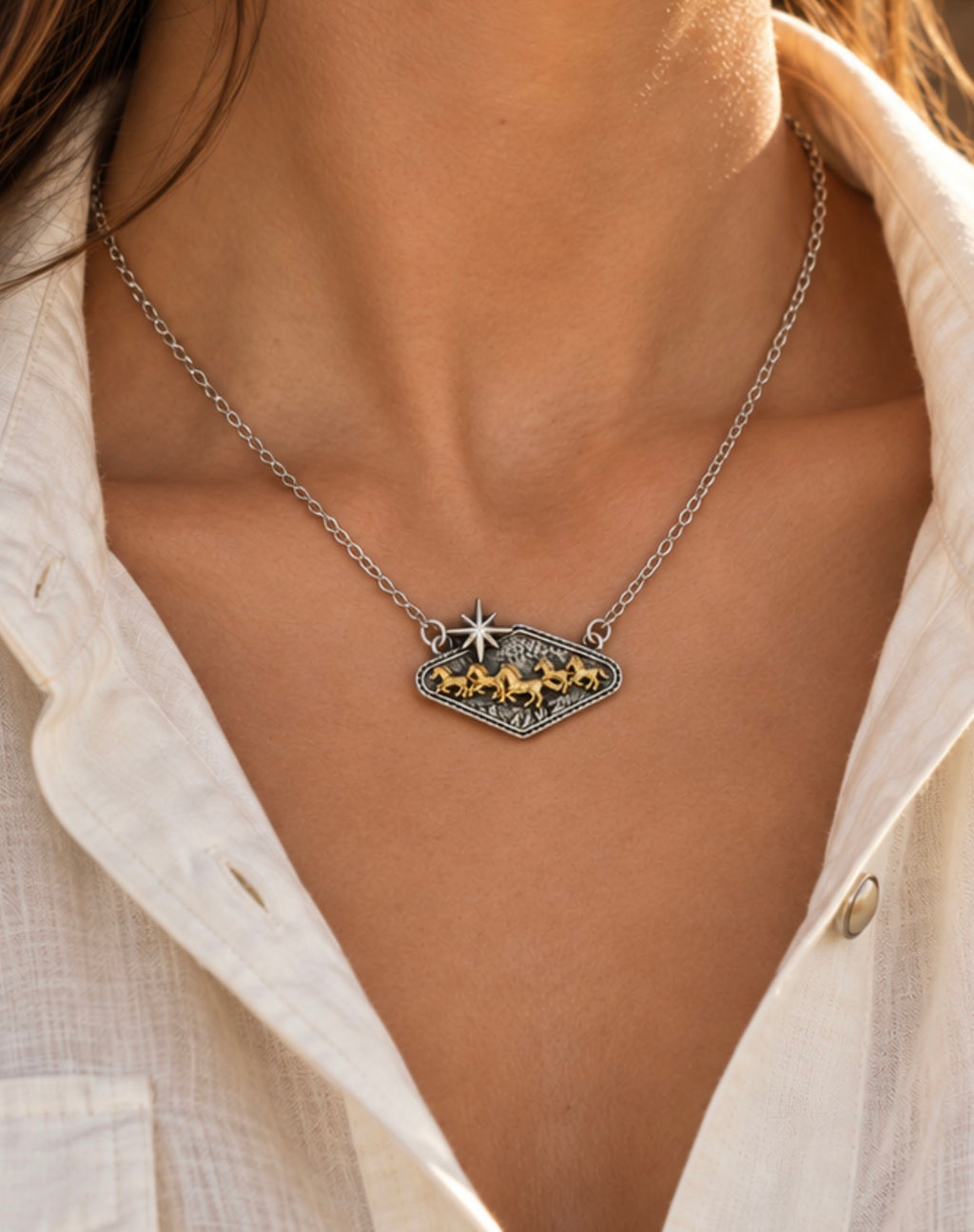 The Spirit of the Mustang Necklace