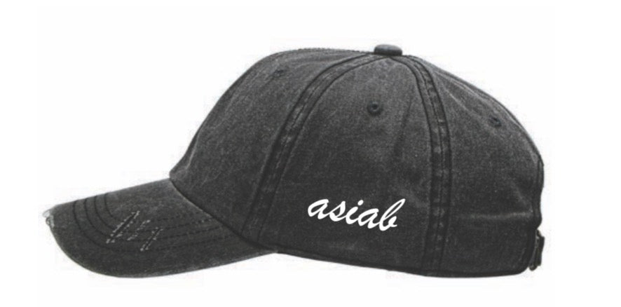 The Rescue Drop — the Distressed Black Dad Hat
