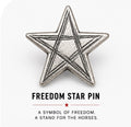 The Freedom Star Pin
