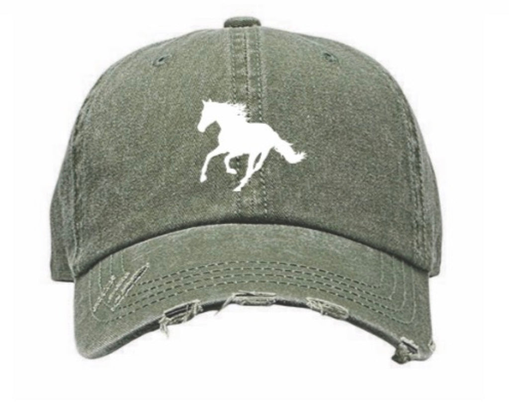 The 99 Drop — The Distressed Olive ASIAB Dad Hat