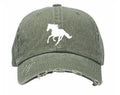 The Rescue Drop — The Distressed Olive Dad Hat - PRE ORDER