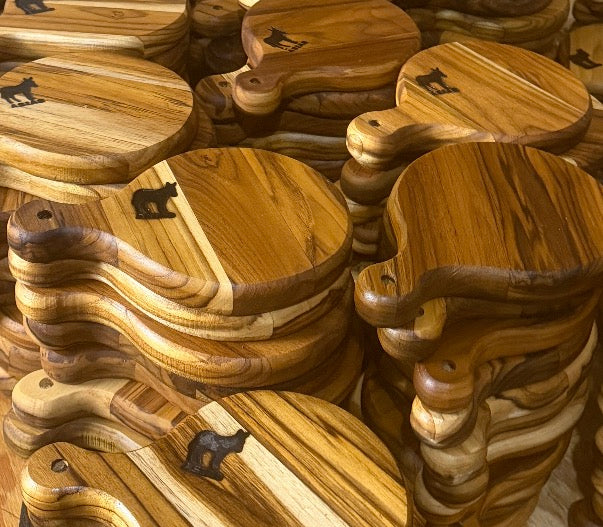 THE Mini Hand-Carved Cutting Board — The Donkey Edition
