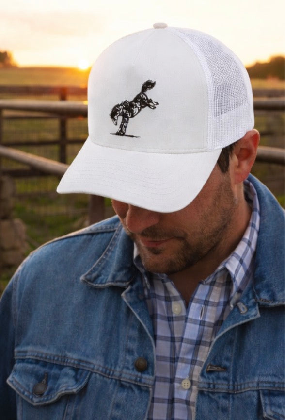 I Bucking Love Horses Trucker Hat
