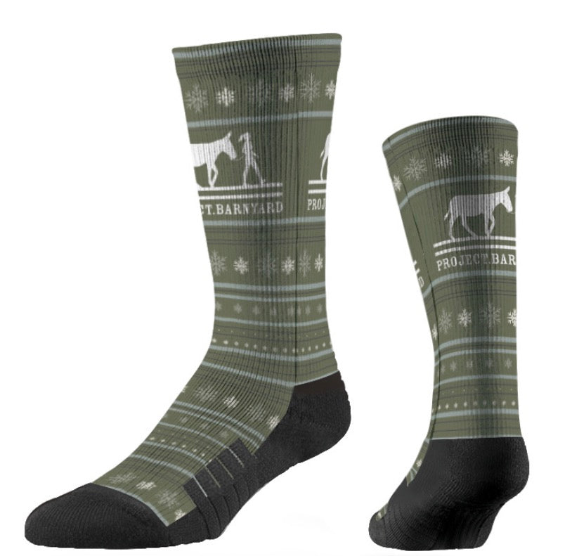 YBS Rescue Partner: Project Barnyard ‘The Winter’ Crew Sock