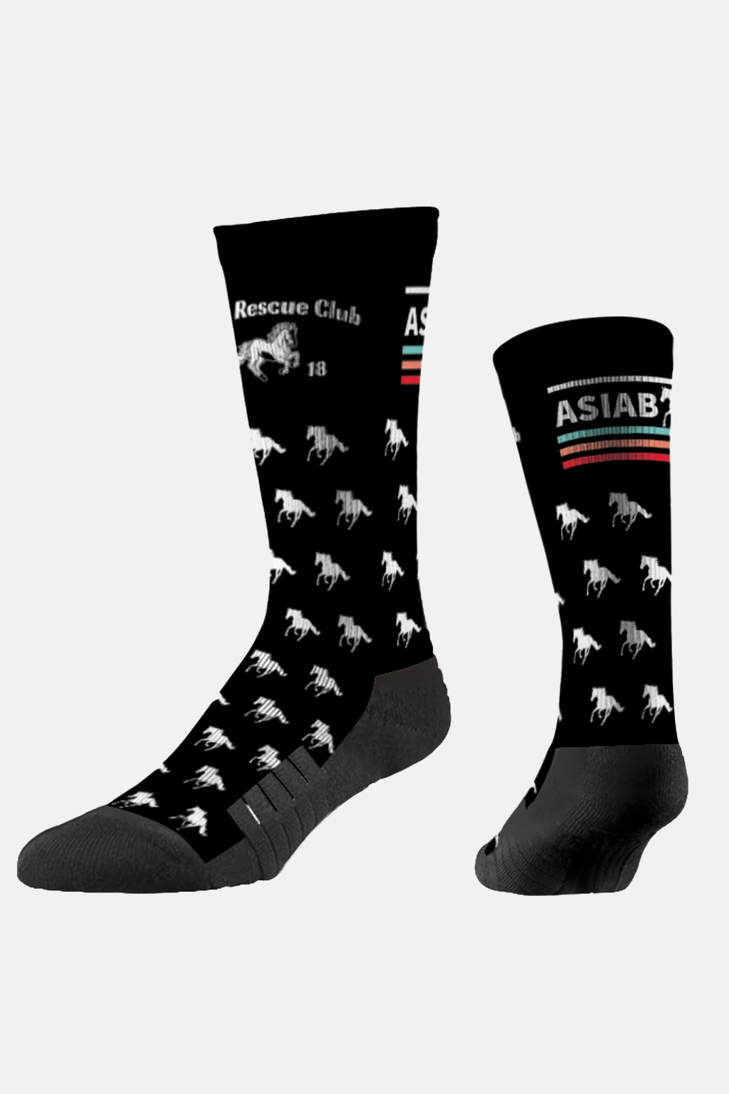 YBS: Horse Rescue Club Socks (in two styles)