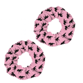 The Pink Pony Drop — Jumbo Scrunchie Set (2-Pack)