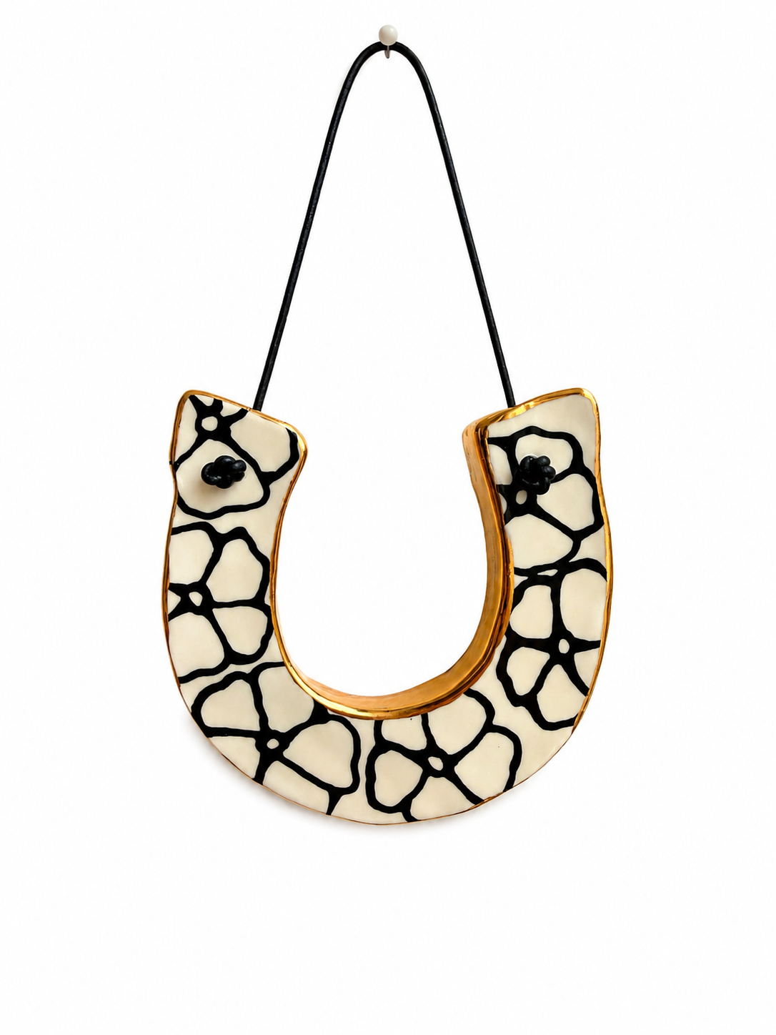 4” Ceramic Handmade Horseshoe
