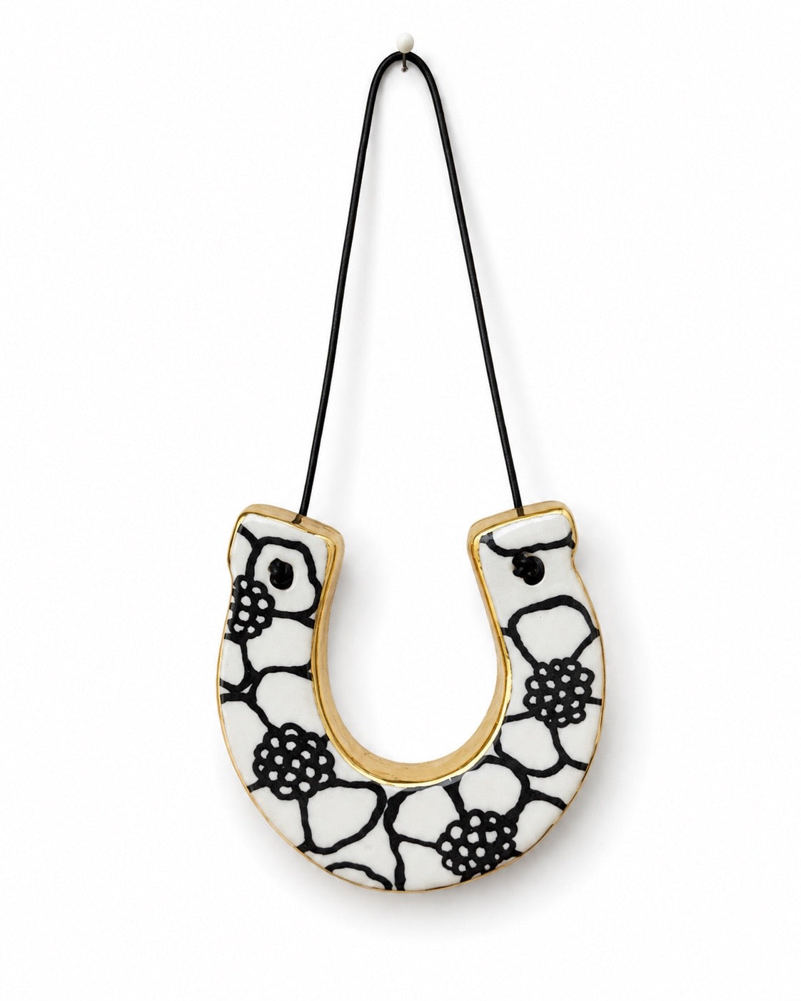 4” Ceramic Handmade Horseshoe