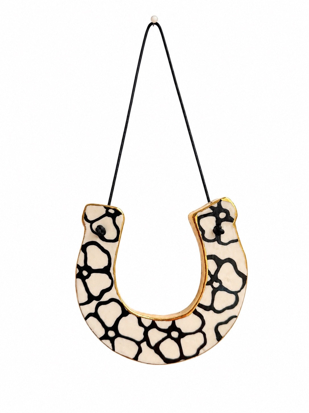 4” Ceramic Handmade Horseshoe