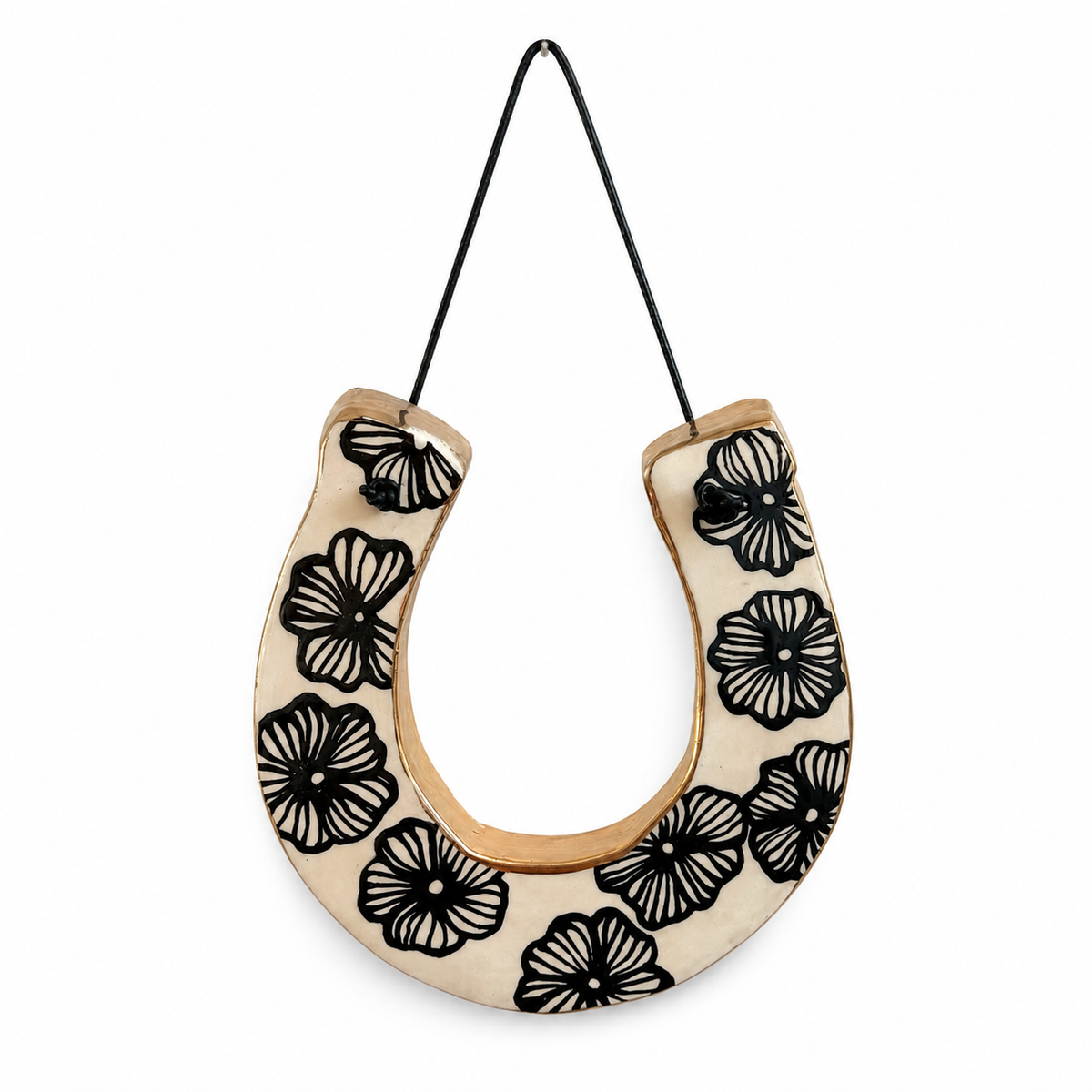 6” Ceramic Handmade Horseshoe