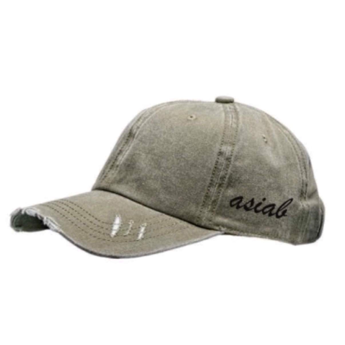The Rescue Drop — The Distressed Khaki ASIAB Dad Hat