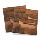 Handcrafted Wood Coasters by Jacob Langston - (pre-order)