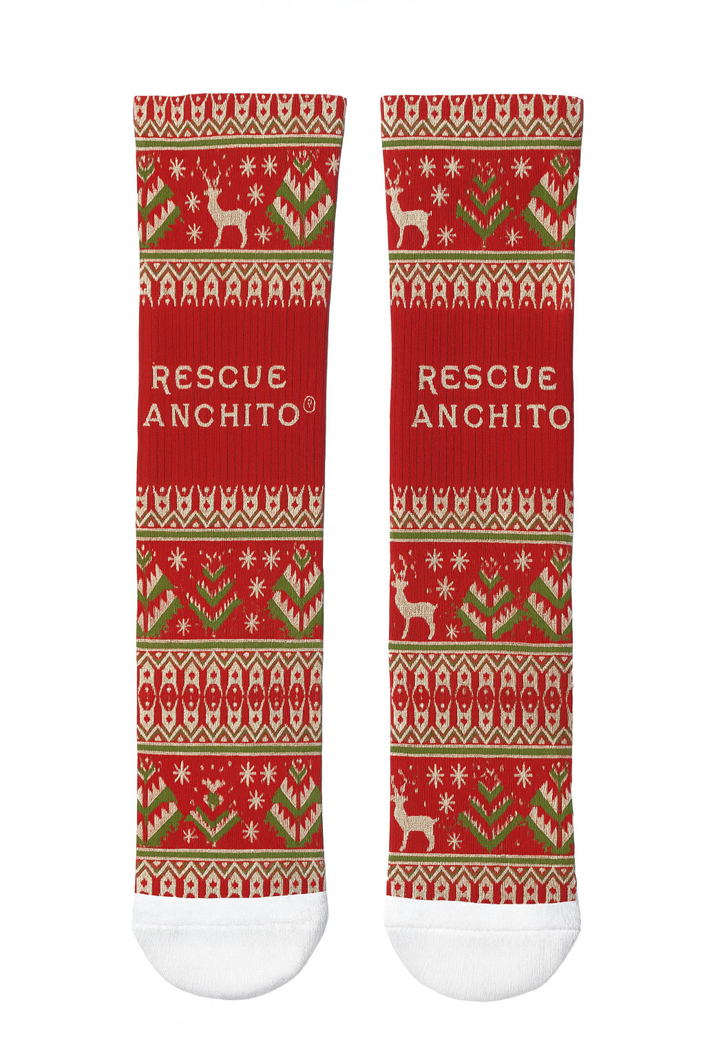 YBS Rescue Partner: Rescue Ranchito Holiday Socks