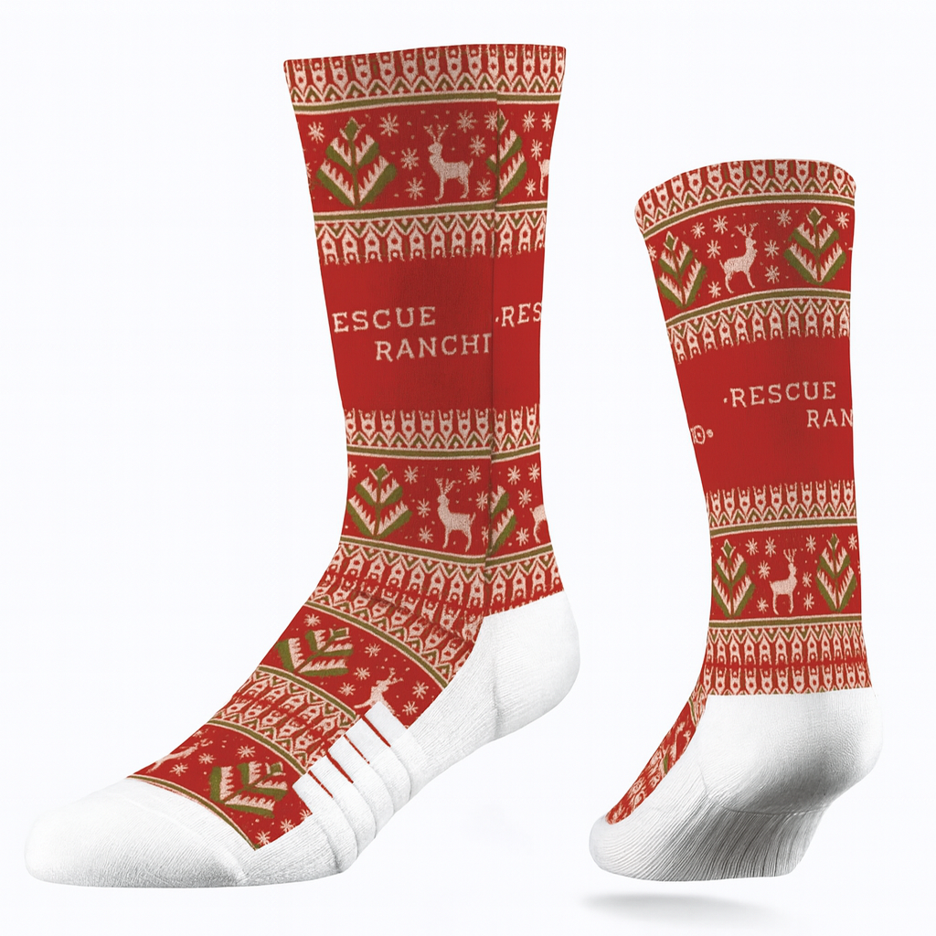 YBS Rescue Partner: Rescue Ranchito Holiday Socks
