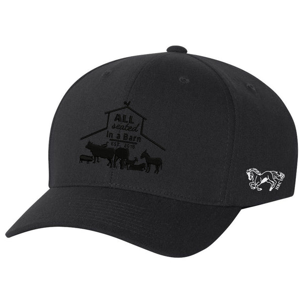 The Black ASIAB HRC Hat – All seated in barn