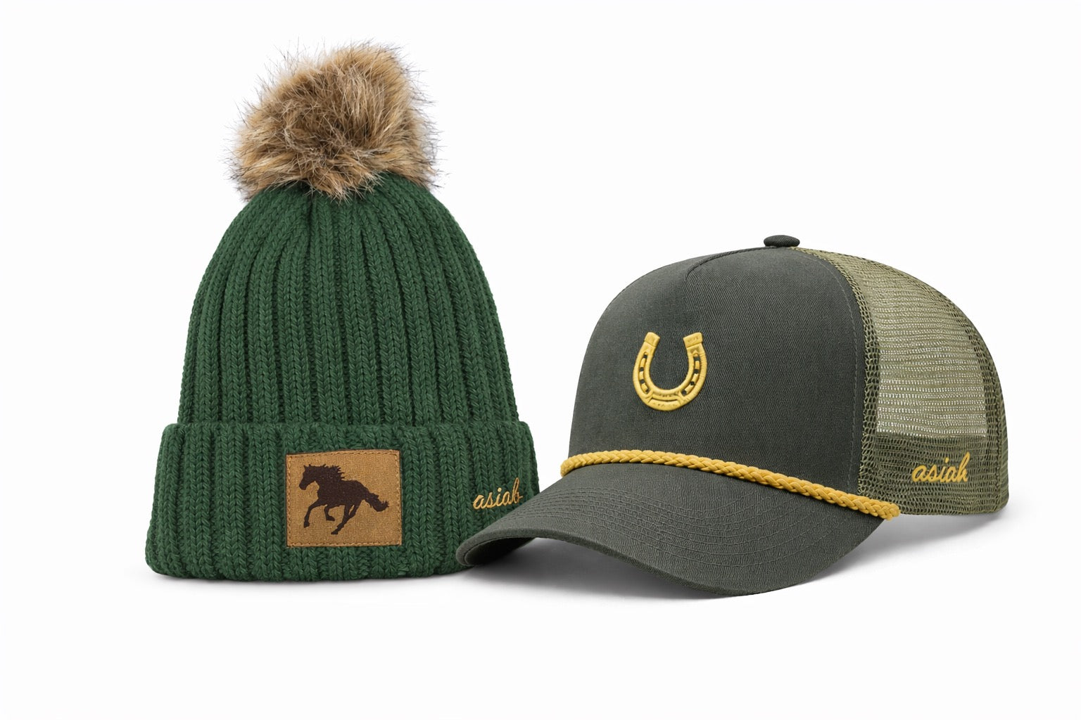 The Green Set Drop — Snapback + Hunter Beanie