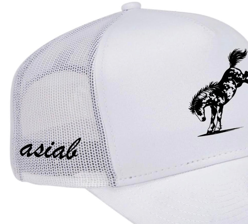 I Bucking Love Horses Trucker Hat