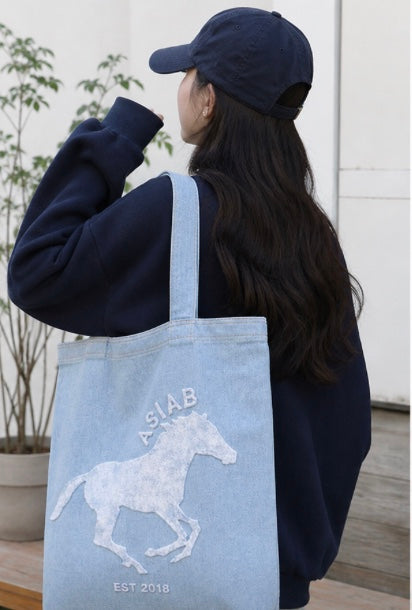 The ASIAB Denim Oversized Tote - Only 150 available
