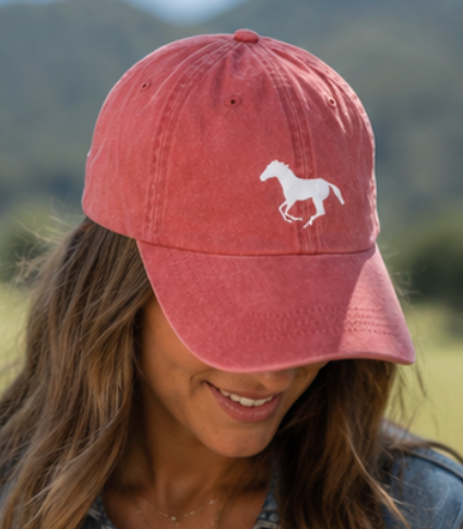 The Rescue Drop - the Dad Hat | Khaki and Vibrant Rose (LIMITED)