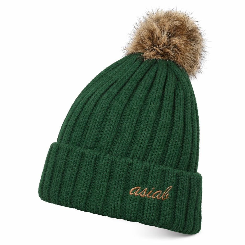 The Green Drop — ASIAB Hunter Knit Beanie