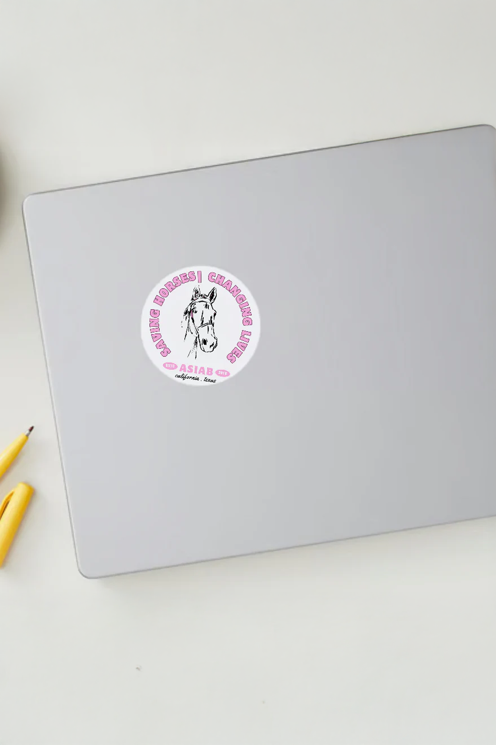 Saving Horses Sticker